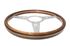Moto-Lita Steering Wheel & Boss - 15 inch Wood - Adjustable Column - Polished Spokes - Dished - Thick Grip - RW3215DTG - 1